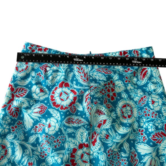 VTG 90s/Y2K Billabong Womens Skirt Blue Floral Sz 7 USA Made Peasant Boho Beach - Picture 7 of 7